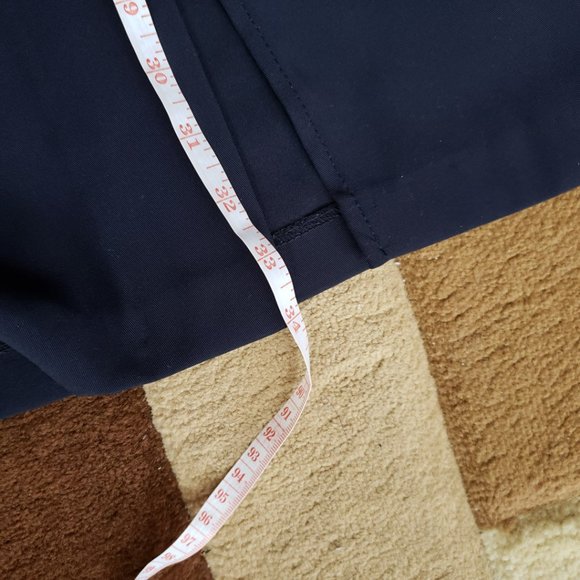 Dark Navy Blue Full Length Maxi Skirt with Drawstring and Slit - Picture 8 of 12